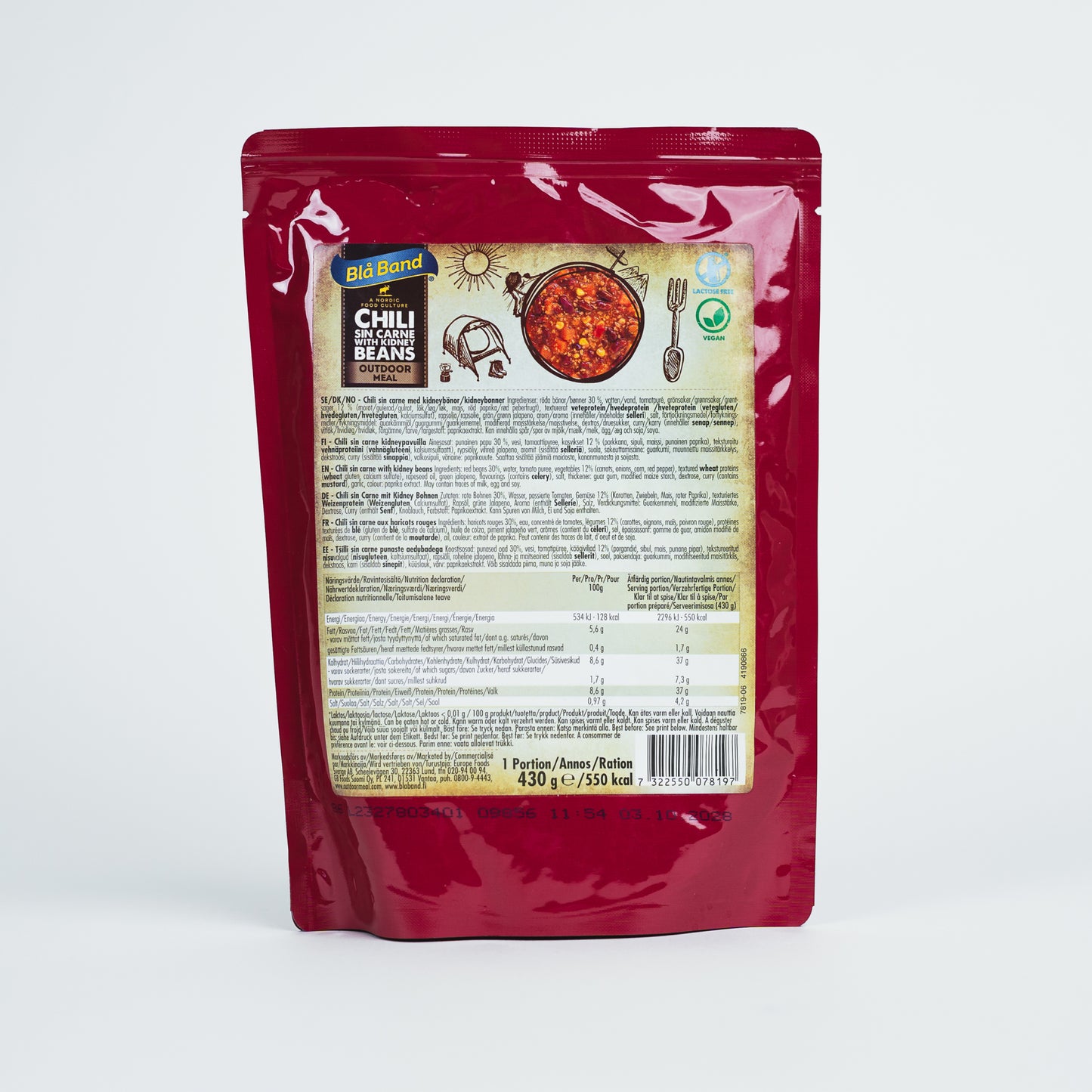 Blå Band Chili sin Carne