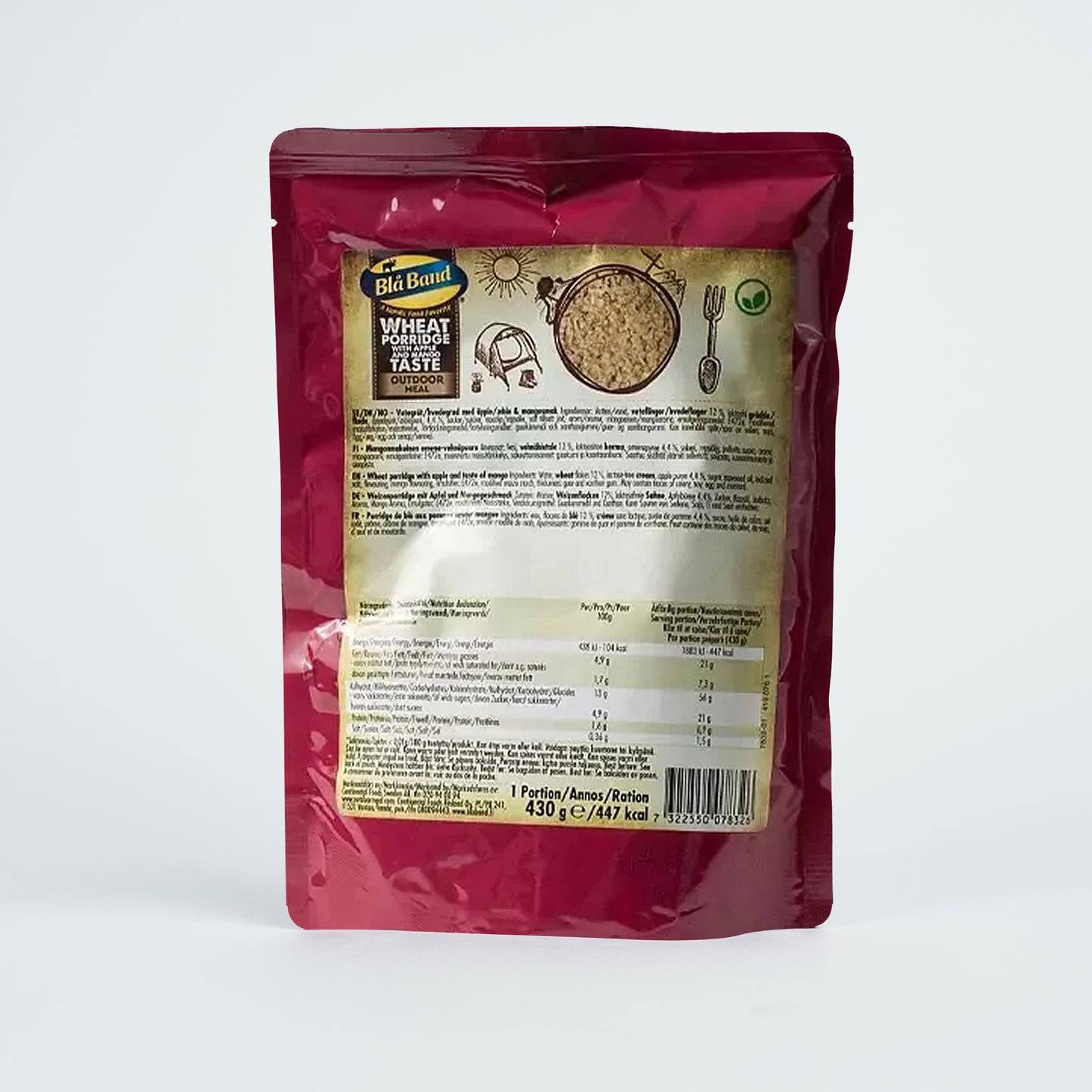 Blå Band Vetegröt med Äpple & Mango